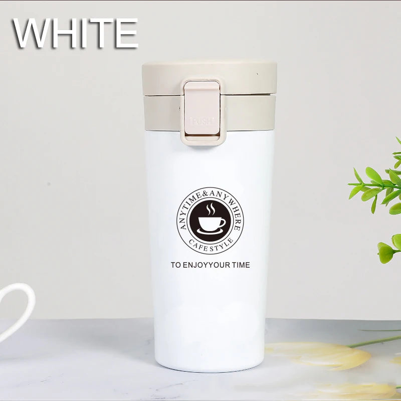 0.5L Stainless Steel Thermal Mug - Leak-proof Coffee Flask - Image 8