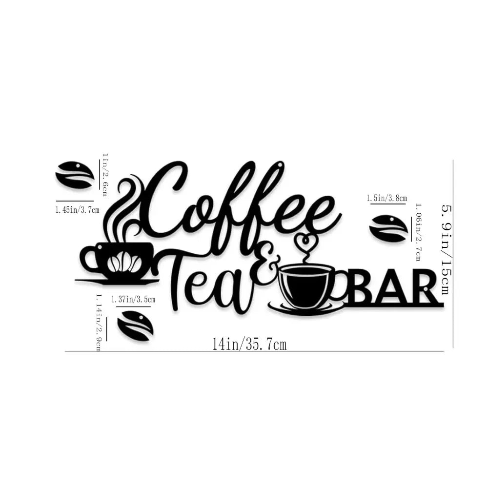 Coffee Bar Sign - Rustic Wall Art for Home Decor - Image 2