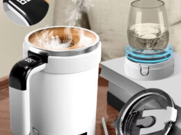 Automatic Mixing Coffee Cup Intelligent Temperature Rechargeable Mug