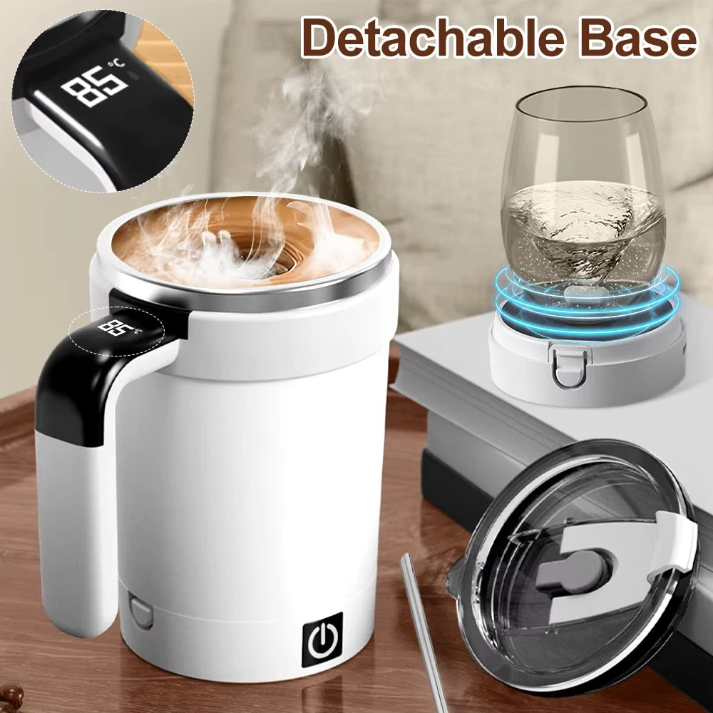 Automatic Mixing Coffee Cup Intelligent Temperature Rechargeable Mug