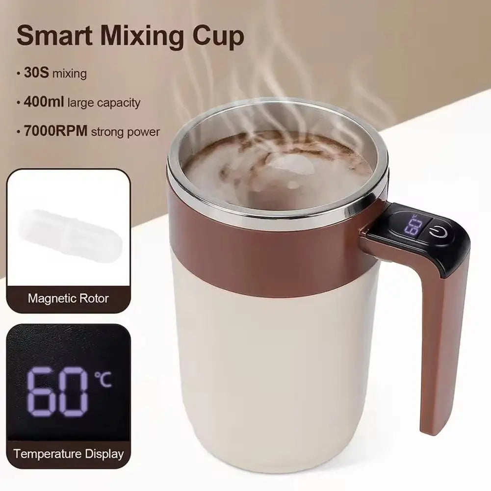 Automatic Stirring Mug - Stainless Steel Drinkware - Image 4