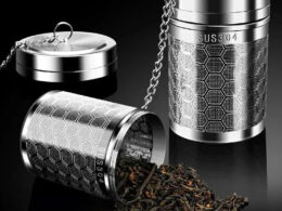 Tea Infuser | Extra Fine Mesh Stainless Steel Tea Strainer with Chain Hook for Loose Leaf Tea