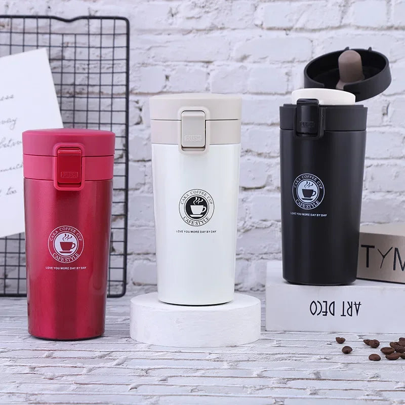 0.5L Stainless Steel Thermal Mug - Leak-proof Coffee Flask - Image 5