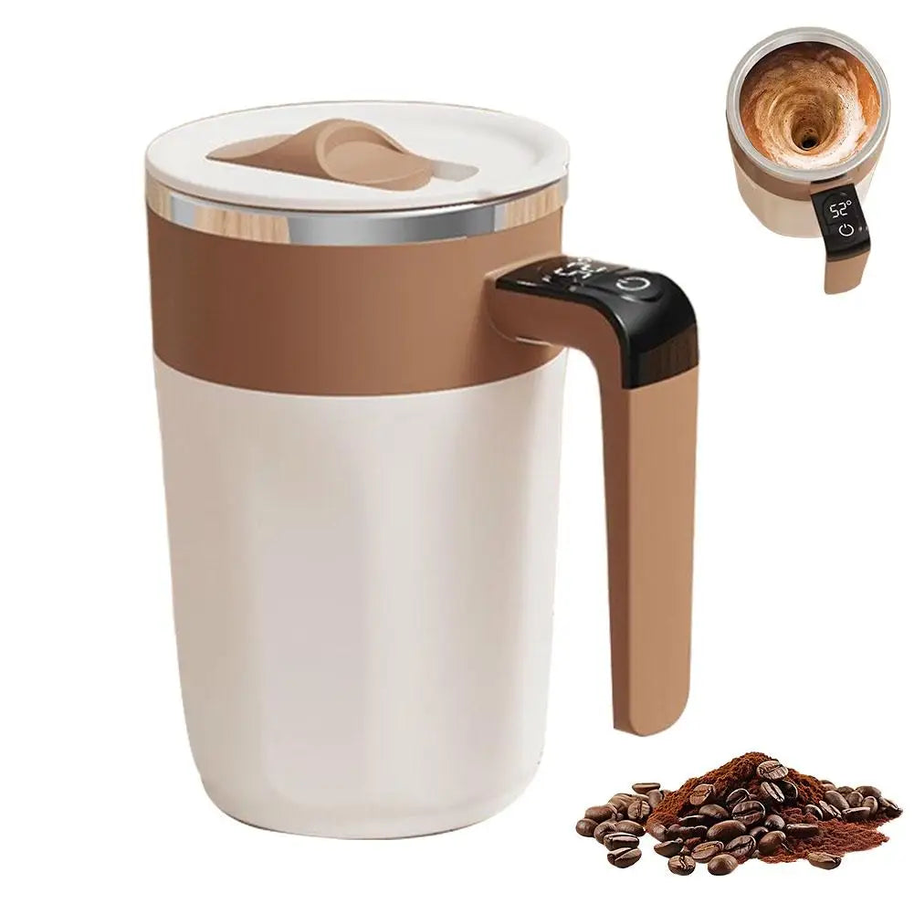 Automatic Stirring Mug - Stainless Steel Drinkware - Image 7
