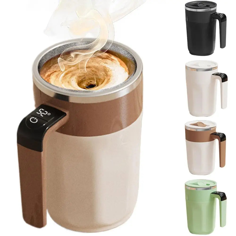 Automatic Stirring Mug - Stainless Steel Drinkware - Image 2