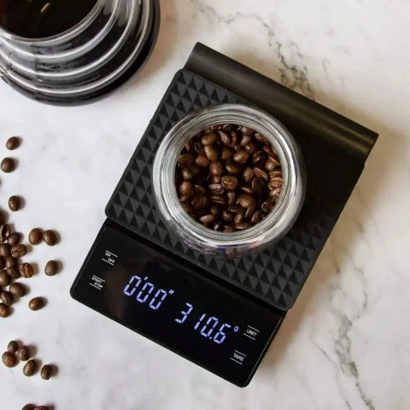 Display Digital High Precision Coffee Kitchen Scale Rechargeable Auto Timer - Image 2