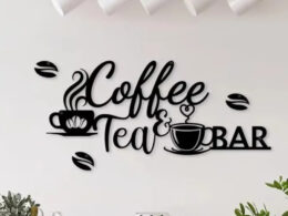 Coffee Bar Sign - Rustic Wall Art for Home Decor