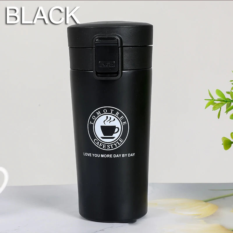 0.5L Stainless Steel Thermal Mug - Leak-proof Coffee Flask - Image 9