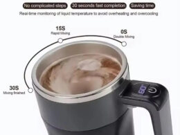 Automatic Stirring Mug - Stainless Steel Drinkware