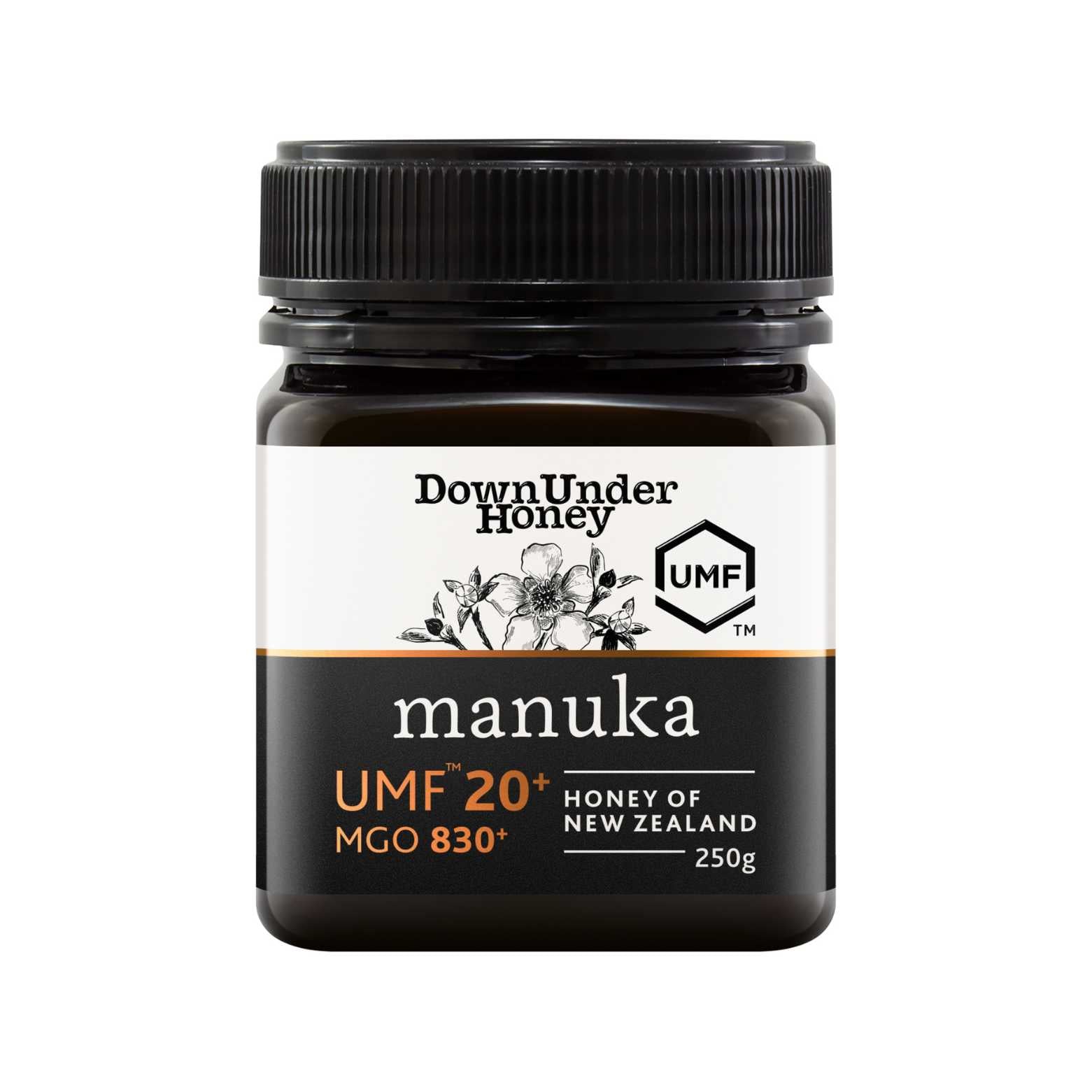 UMF 20+ Mānuka Honey (MGO 830+) 250g