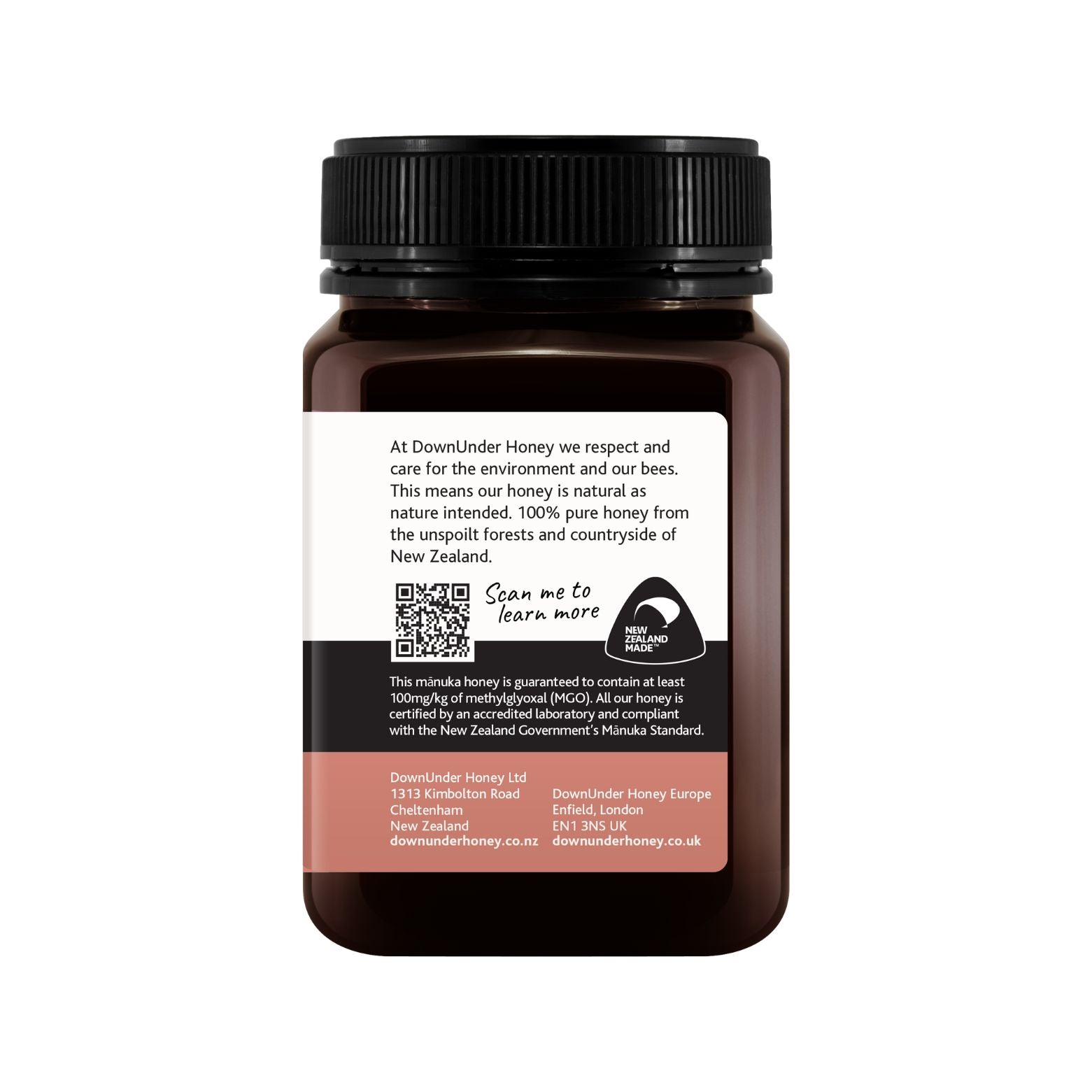 DownUnder Honey Manuka UMF5 Honey & Lemon 500g - Image 3