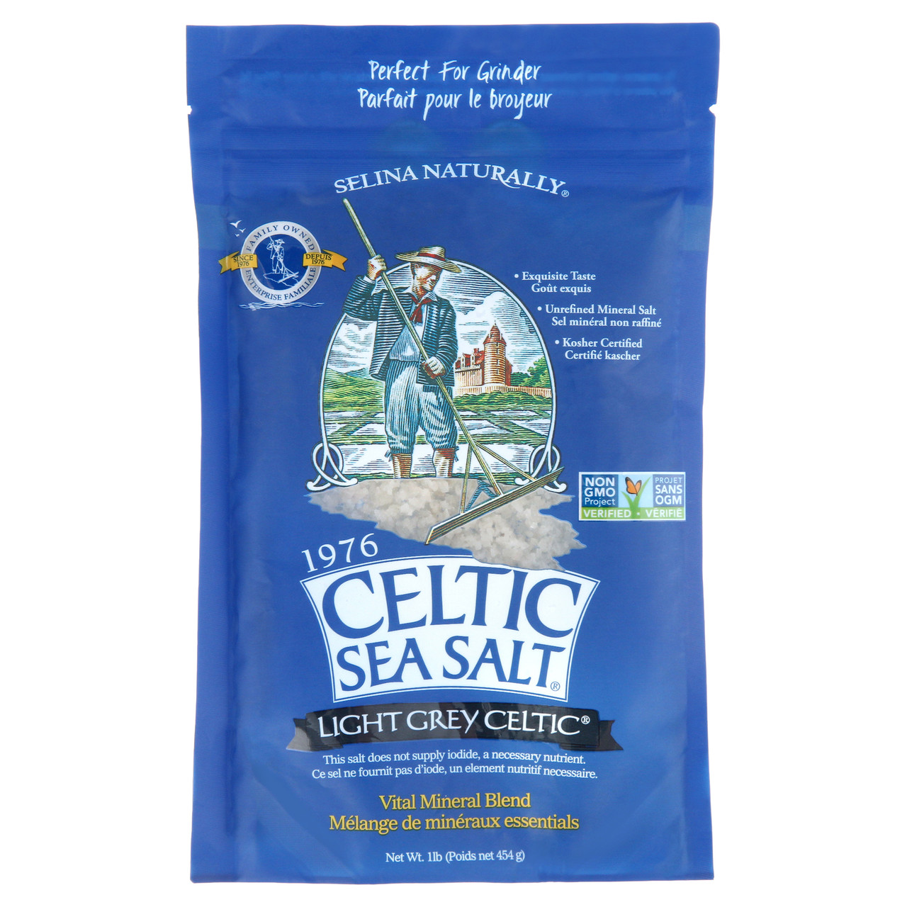 CELTIC LT GREY SSALT BAG ( 6 X 1 LB )