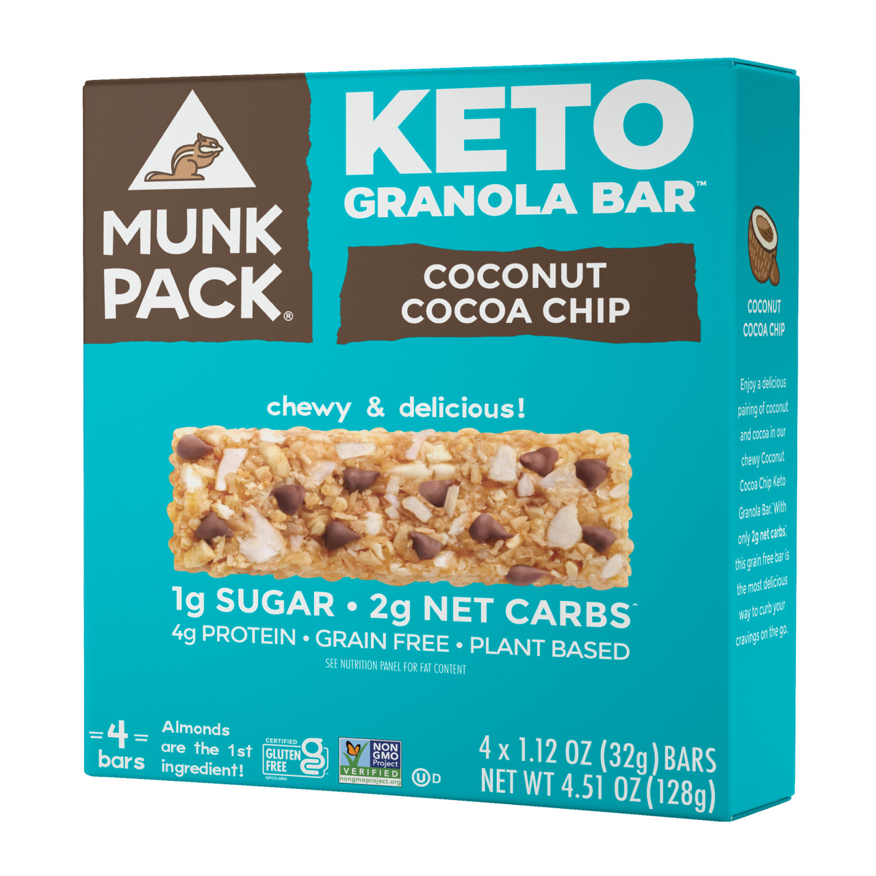 MUNK CNUT COCOA CHP BAR ( 6 X 4 OZ )