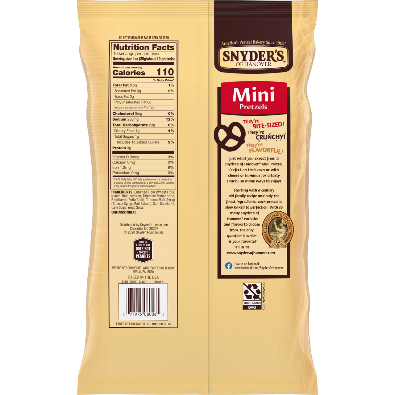 SNYDERS MINI PRETZEL FAM ( 12 X 16 OZ ) - Image 9