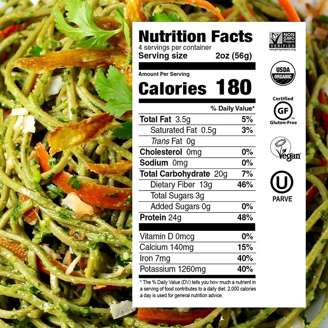 OG1 EC EDAMAME SPAGHETTI ( 6 X 8 OZ ) - Image 4