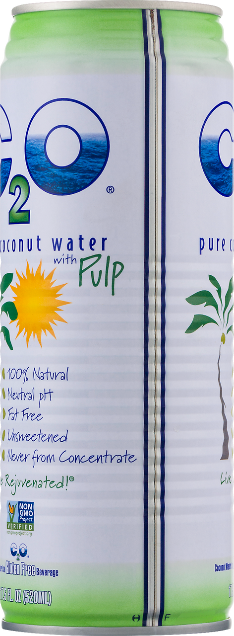 C2O Pure Coconut Water W/Pulp (12x17.5OZ ) - Image 3