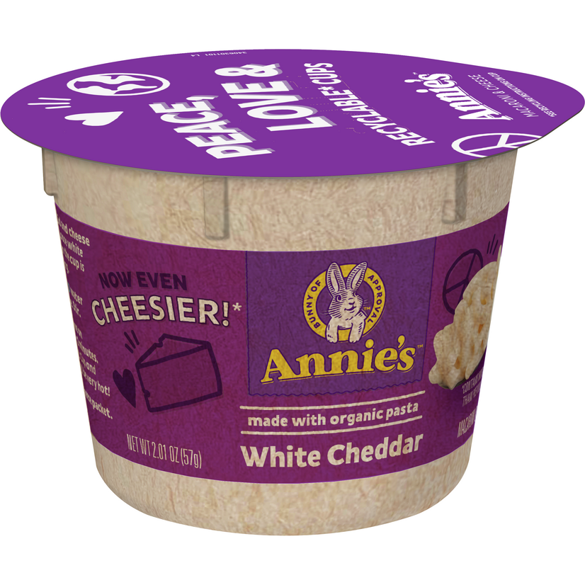 Annie's Homegrown Single Cup White Cheddar (12x2.01OZ ) - Image 2