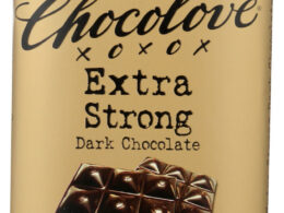 Chocolove Extra Strong Dark Chocolate Bar (12x3.2 Oz)