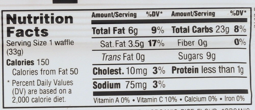 OG2 SWFL VAN WAFFLE GF ( 16 X 1.16 OZ ) - Image 2