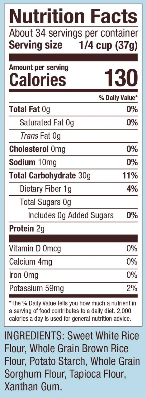 BOBS BAKING FLOUR 1 TO 1 ( 4 X 44 OZ ) - Image 2