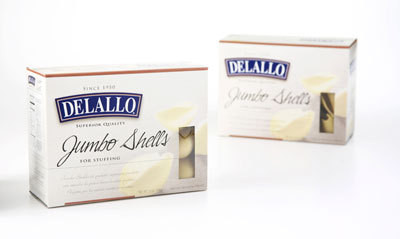 DELALLO JMBO SHELLS PSTA ( 12 X 12 OZ )