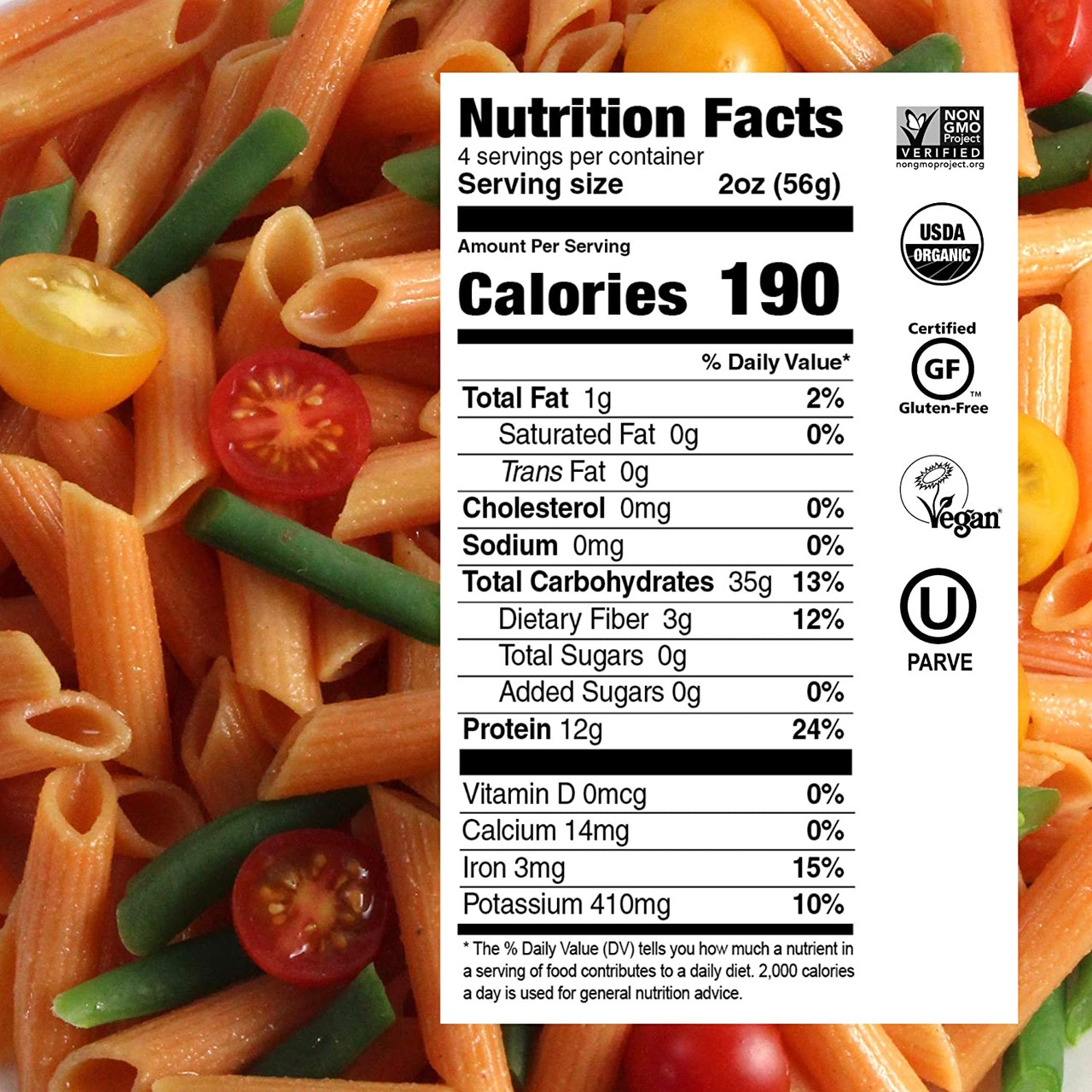 OG2 EC PENNE LENTIL RD ( 6 X 8 OZ ) - Image 9