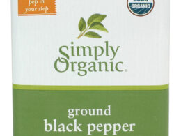 Simply Organic Ground Black Pepper Tin (6x4 Oz)