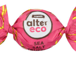 Alter Eco Organic Sea Salt Dark Milk Chocolate Truffles (60x0.42 OZ)