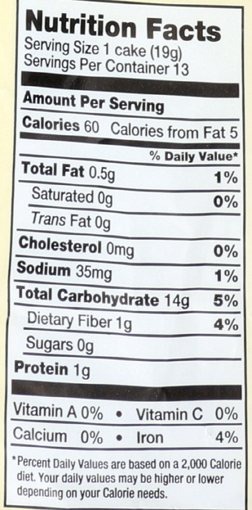 OG2 LUND WILD RICE CAKE ( 6 X 8.5 OZ ) - Image 2