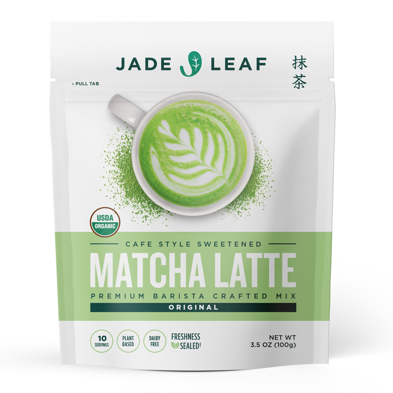 Jade Leaf Organic Matcha Latte 3.5 oz (Pack of 8)