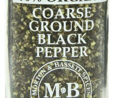 Morton & Bassett Organic Coarse Ground Black Pepper (3x1.8 OZ)