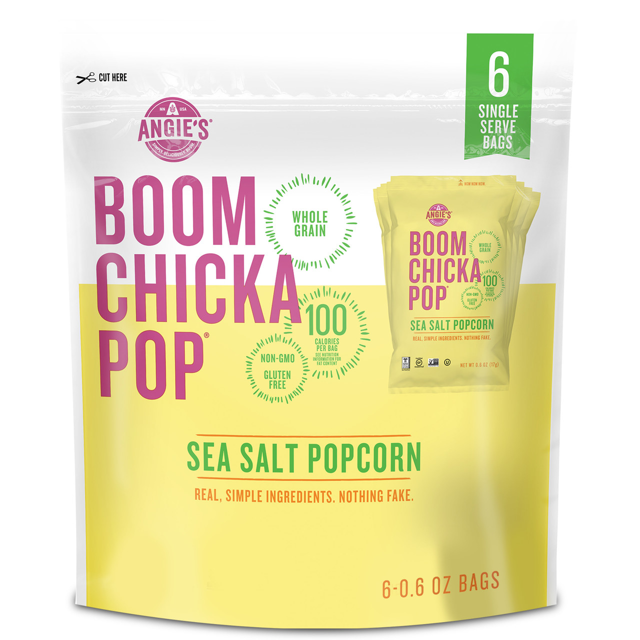 ANGIES BOOMCHICKPOP SSLT ( 4 X 6 PACK )