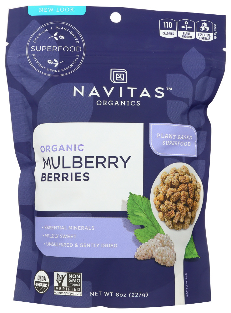 Navitas Naturals Organic White Mulberries (12x8 OZ)