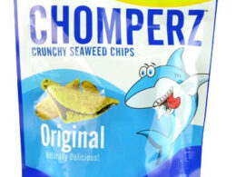 Seasnax Chomperz, Crunchy Seaweed Chips (8X1 OZ)