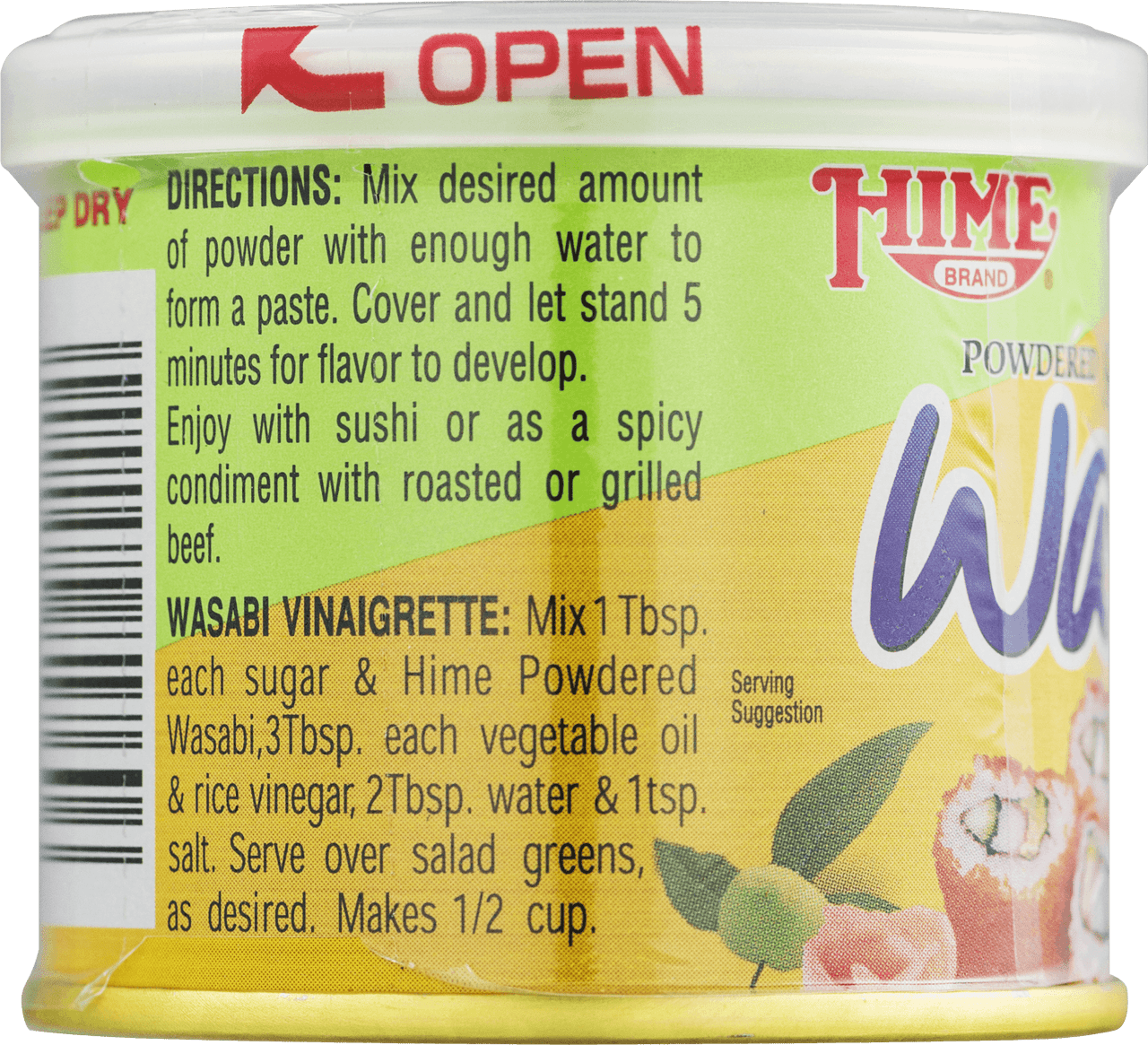 Hime Powdered Sushi Wasabi (10x0.88 OZ) - Image 5