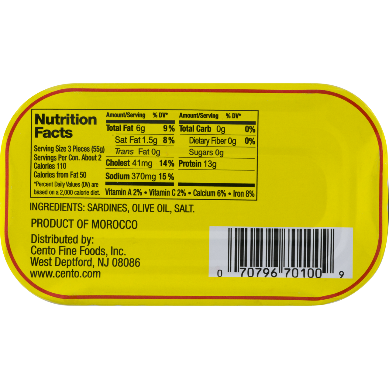 Cento Skinless & Boneless Sardines (25x4.38 OZ) - Image 5