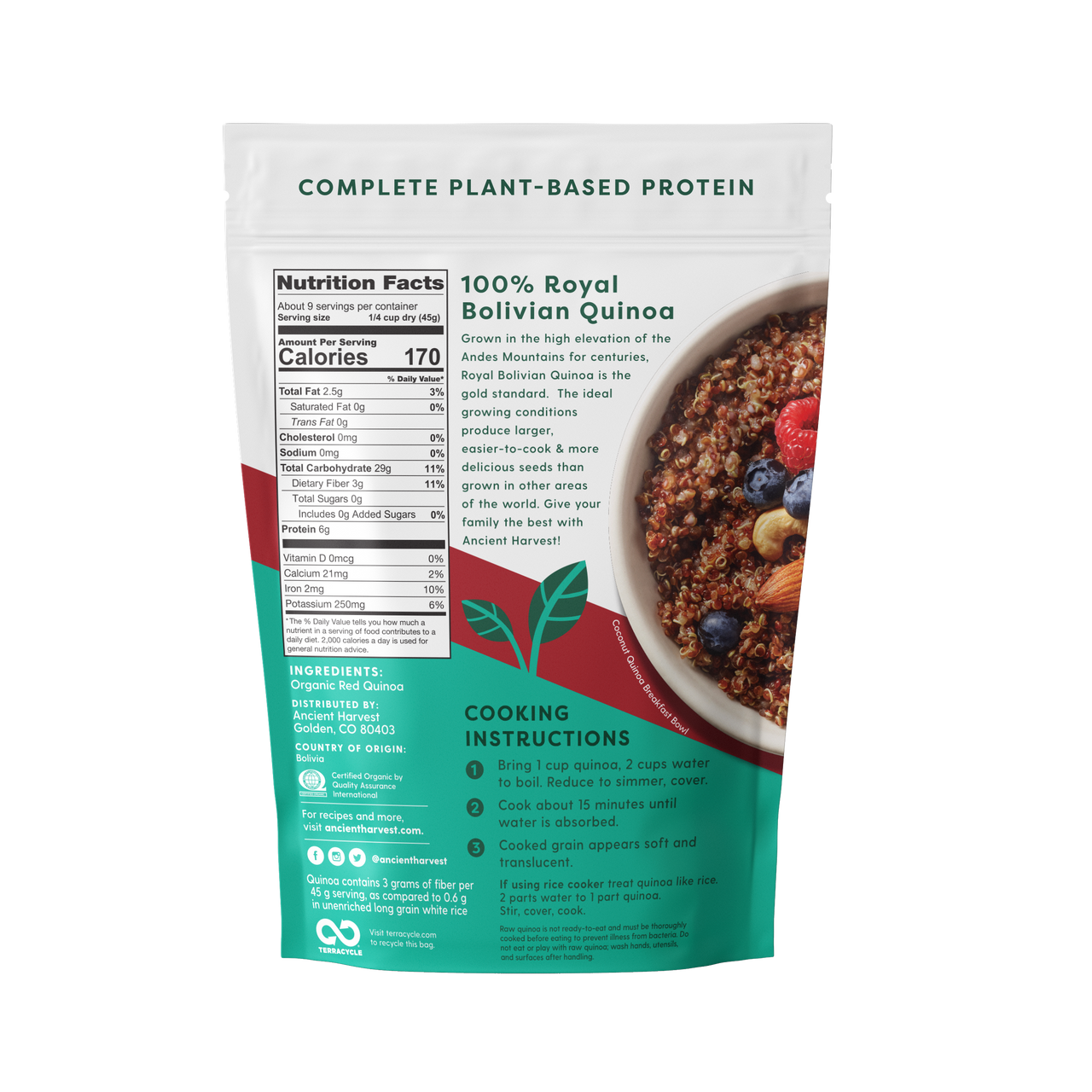 OG2 A.H. QUINOA INCA RED ( 12 X 14.4 OZ ) - Image 2