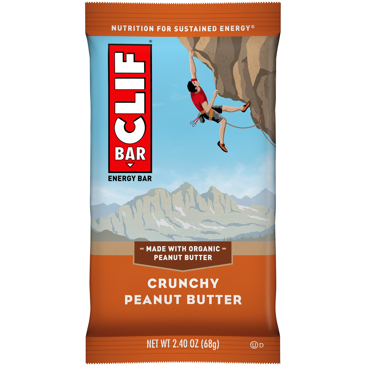 Clif Bar Crunch Peanut Butter Clif Bar Bar (12x2.4 Oz)