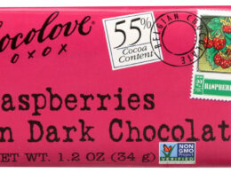 Chocolove Dark Chocolate Raspberry Mini Bar (12x1.2 Oz)