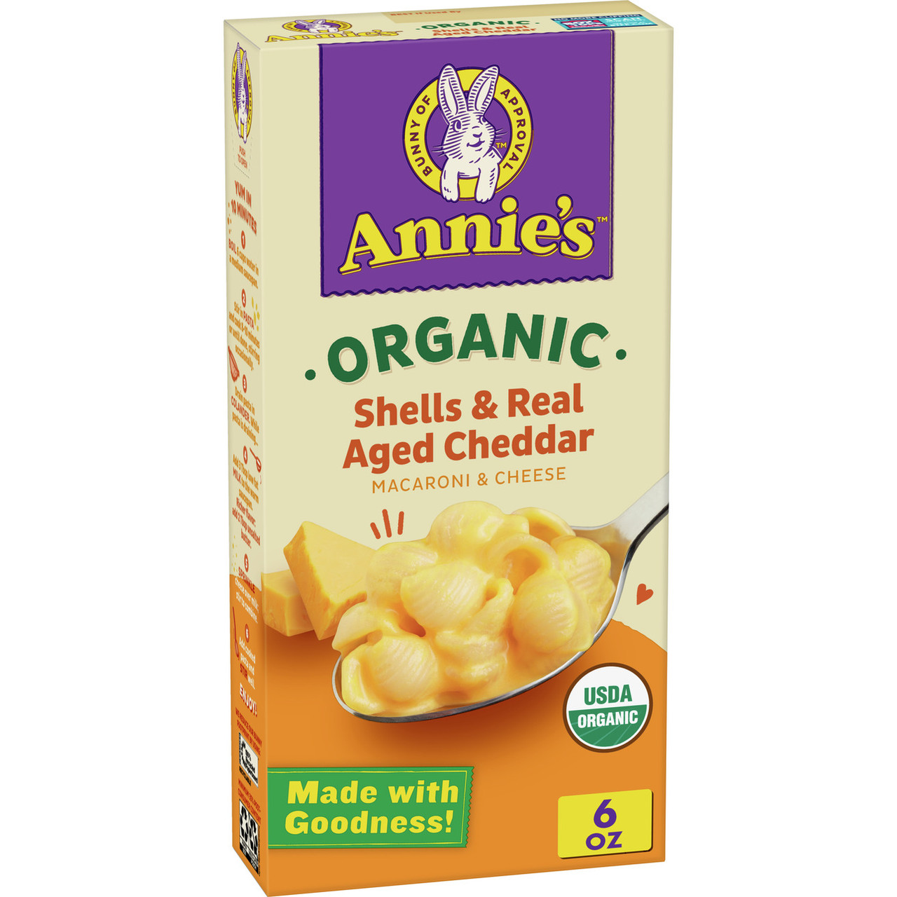Annie's Shells & Wisconsin Cheddar (12x6 Oz)