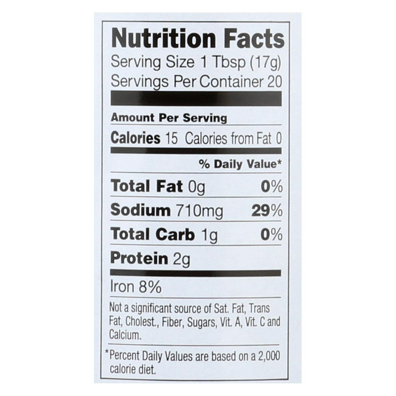 San-J Tamari White Label Reduced Sodium (6x10 Oz) - Image 2
