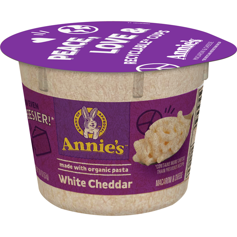 Annie's Homegrown Single Cup White Cheddar (12x2.01OZ ) - Image 3