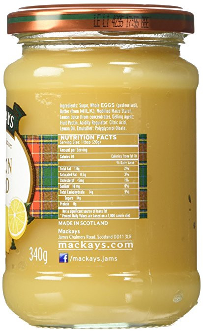 Mackay's Lemon Curd (6x12Oz) - Image 2
