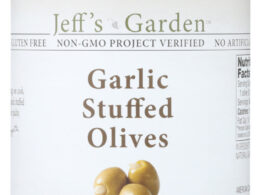 Jeff's Naturals Garlic Stfd Olives (6x7.5OZ )