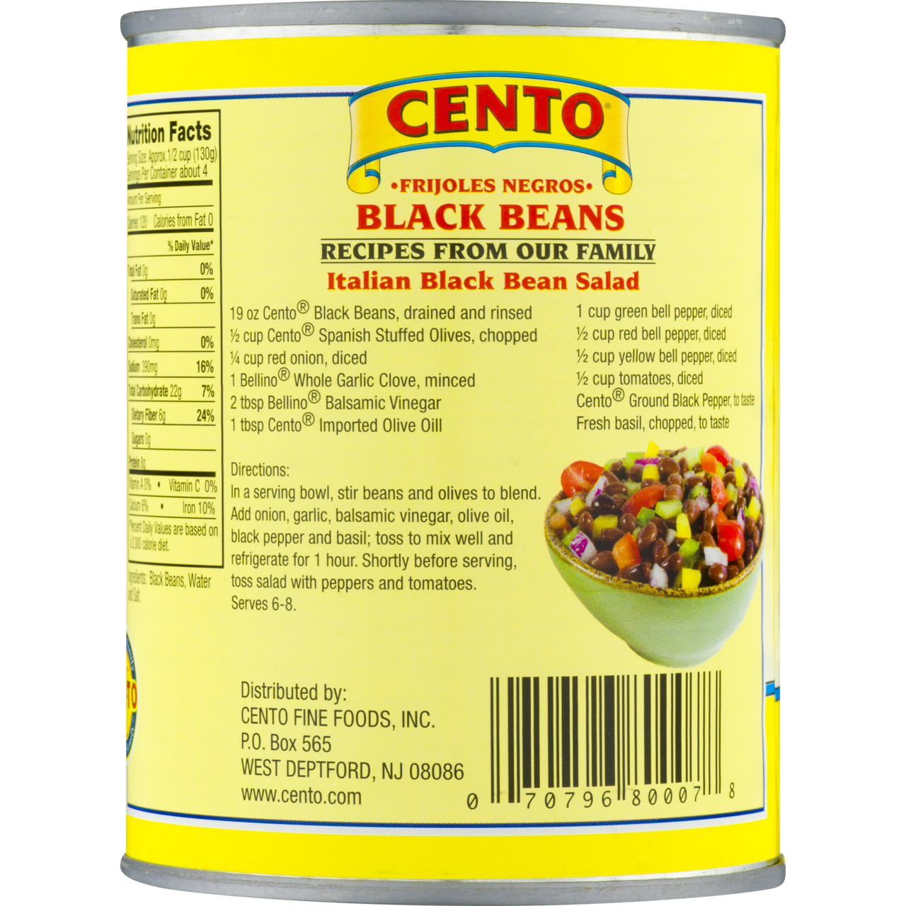 CENTO BLACK BEANS ( 12 X 19 OZ ) - Image 6