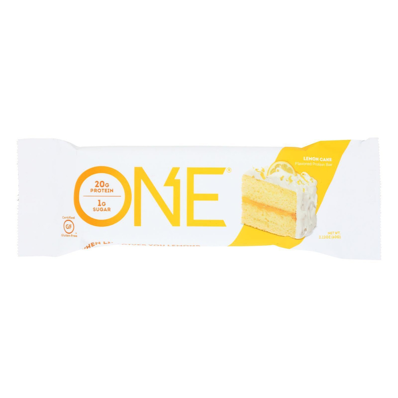 ONE PRTN BAR LEMON CAKE ( 12 X 60 GRAM )