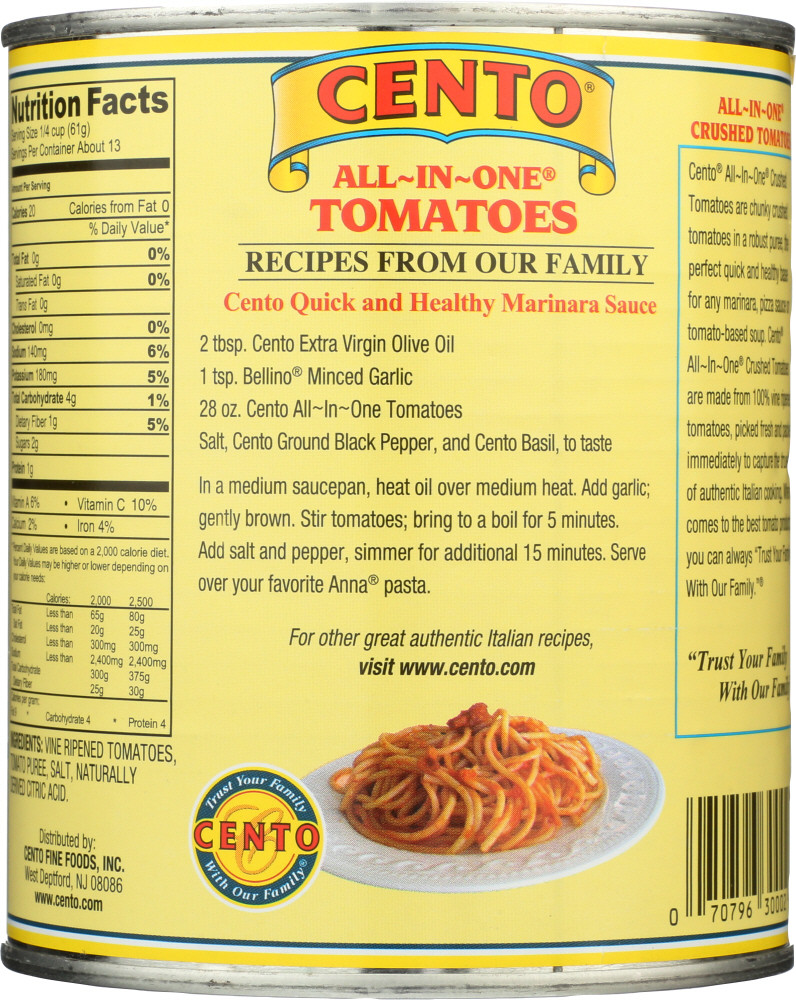 CENTO TOM ALL IN ONE ( 12 X 28 OZ ) - Image 3