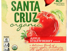 Santa Cruz Organic  Apple Strawberry Sauce (6X4 Ct)