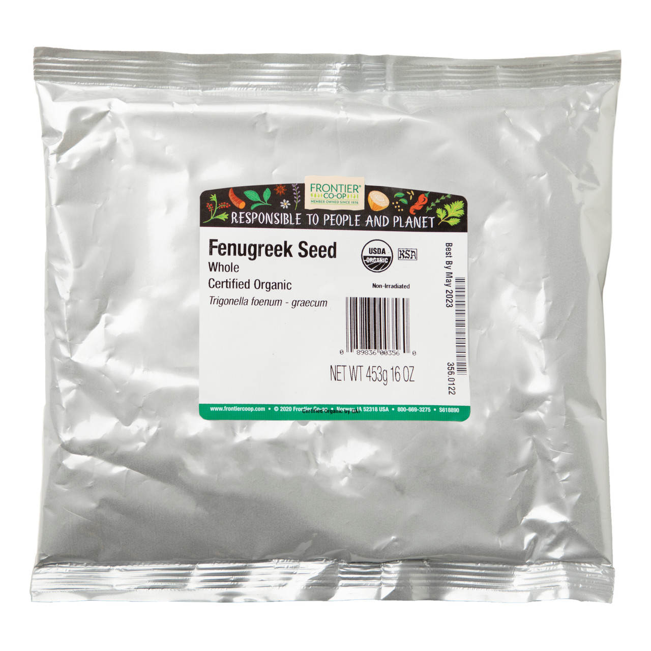 Frontier Herb Whole Fenugreek Seed (1x1lb) - Image 2