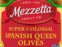 Mezzetta Spanish Colossal Queen Olives With Minced Pimento (6x10Oz)